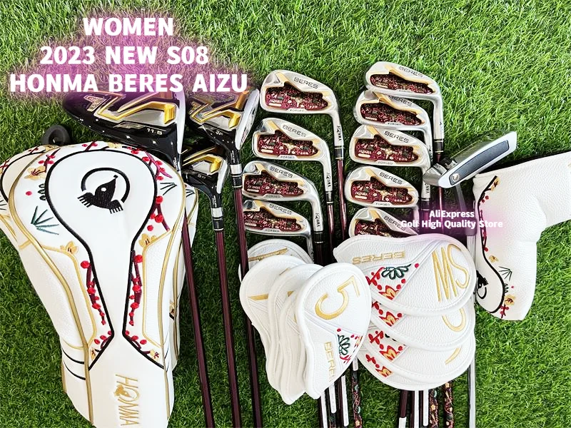 

2023 New Women Golf Club Complete Set Honma S08 BERES AIZU Golf Driver 11.5 L Flex Graphite Shaft With Head Cover