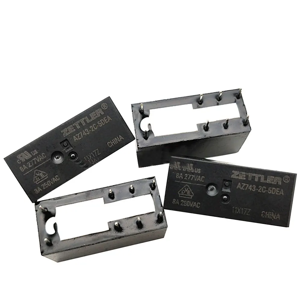 

AZ743-2C-5DEA 5VDC 8A 8 2C-5DE