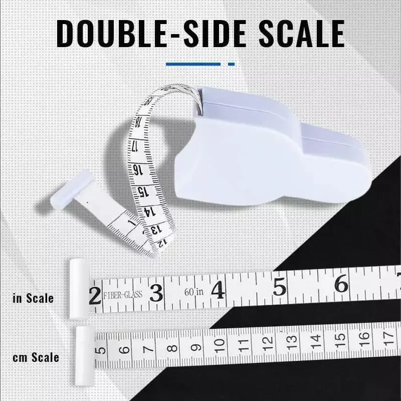 

Automatic Circle Ruler Self-tightening Measure Tape 150cm/60 Inch Body Measuring Ruler Crafts Sewing Tailor Measurement Tools
