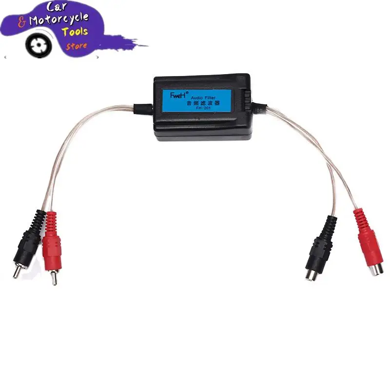 

6.3*3.8*3CM Pretty Car Auto Home Stereos Mini Ground Loop Isolator Noise Reduction Filter new high quality car-styling