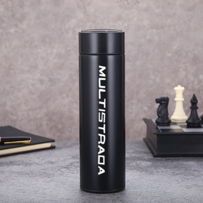 Автомобильный стиль умный светодиодный термос с дисплеем температуры кружка 500