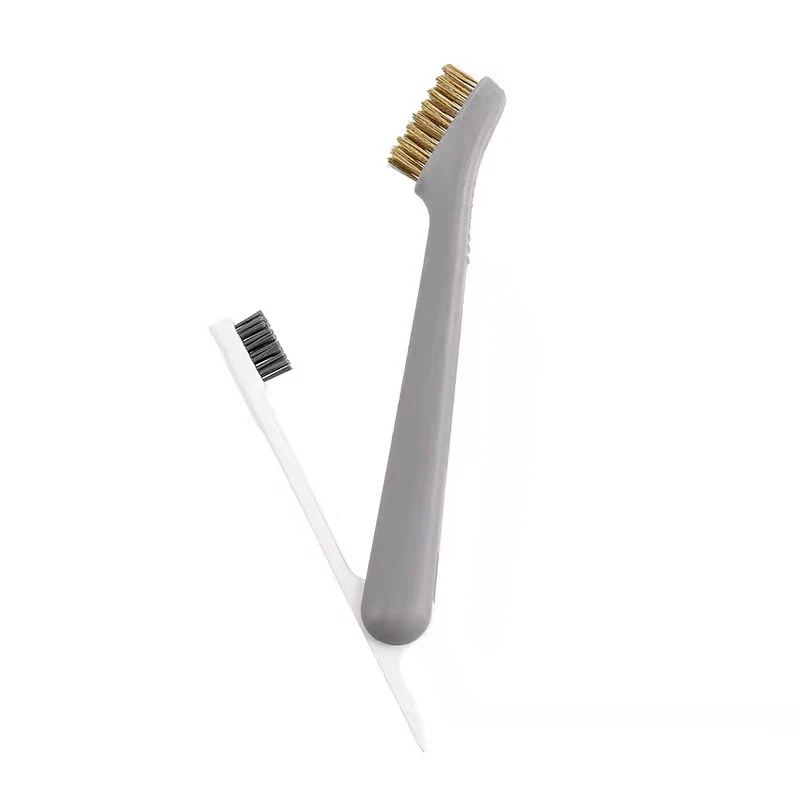 

Gas Stove Cleaning Wire Brush 3 in 1 Multi-Purpose Strong Decontamination Kitchen Tools with 360 Degree Rotatable Brush YN17