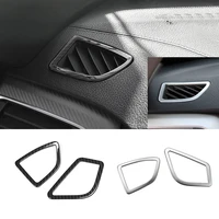 for bmw 3 4 series 3gt f34 f36 f30 13 18 carbon fiber color car center upper air vent outlet frame trim car interior accessories