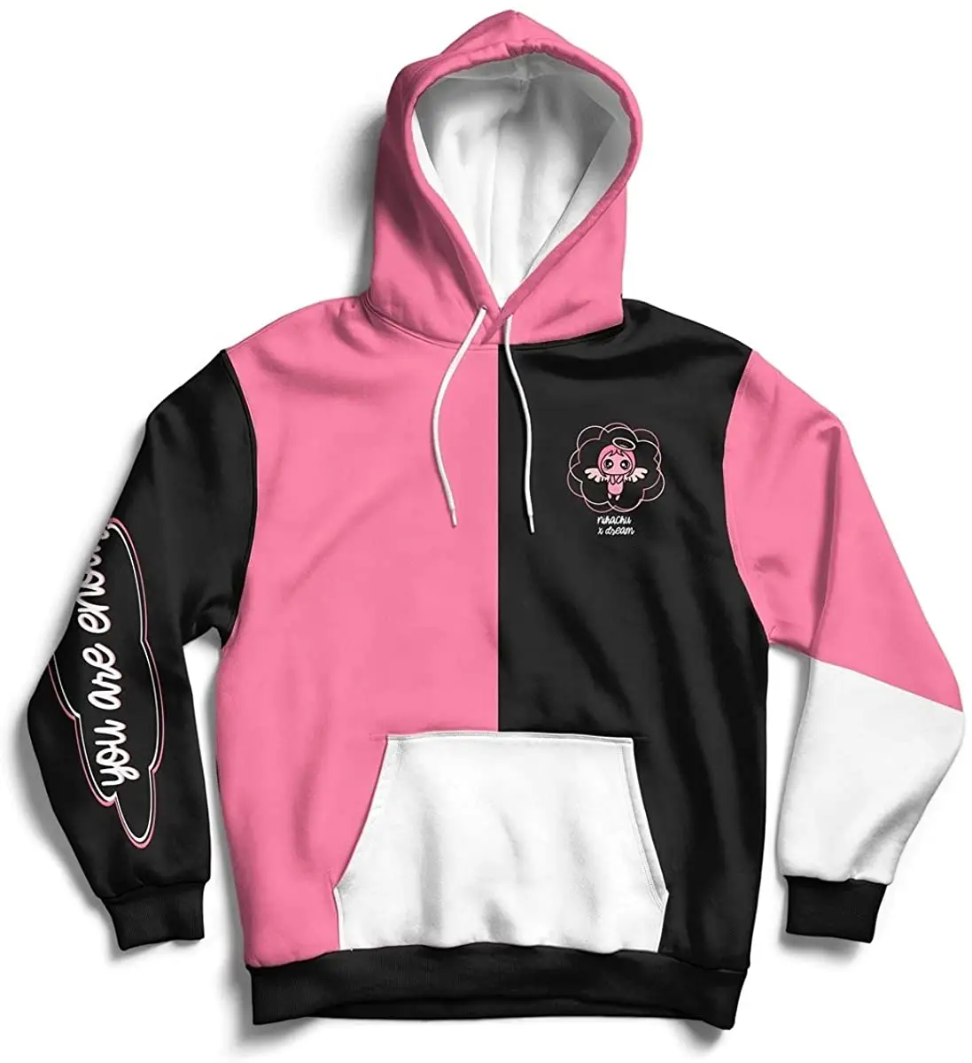 Новое поступление 2022 Nihachu Merch NIHACHU You's достаточные худи с цветными блоками одежда (art.: 3920bbb030b3e) - 3920bbb030b3e