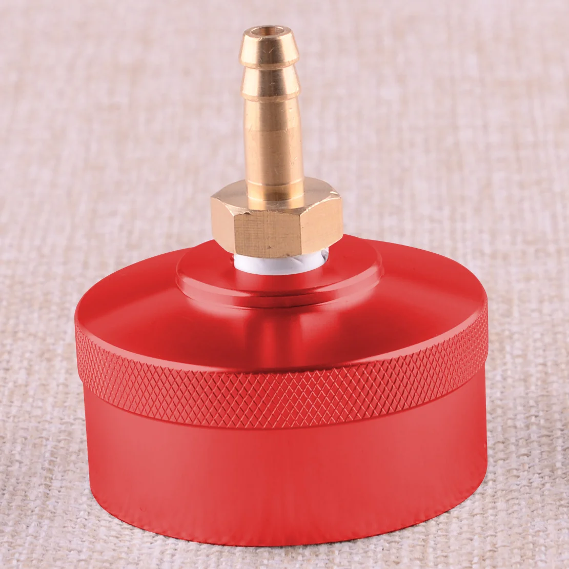 Красная расширенная крышка топливного бензобака со шланговым разъемом 1/4 дюйма