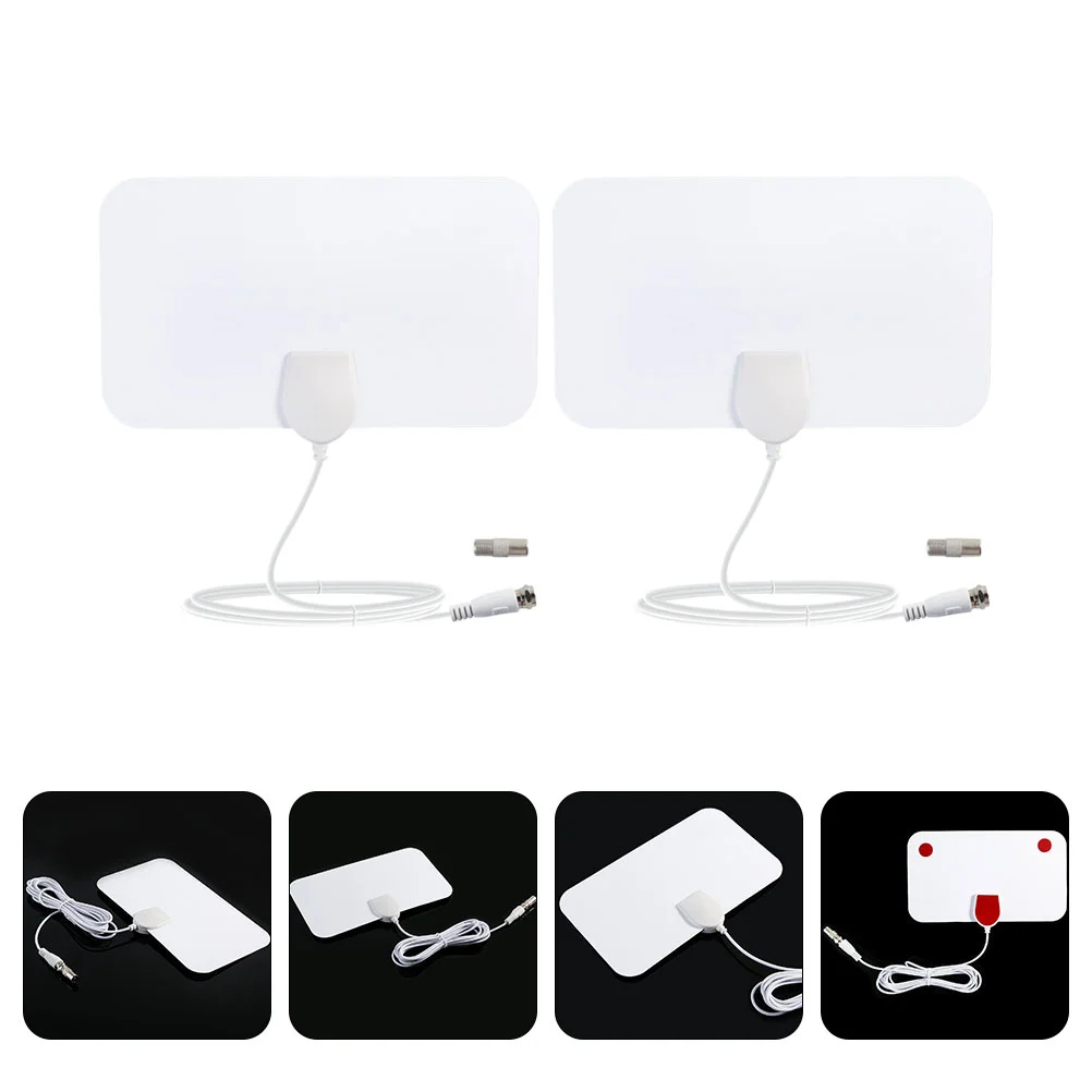 

2Pcs Efficient Sensitive Satellite Antenna Digital Antenna Television Antenna