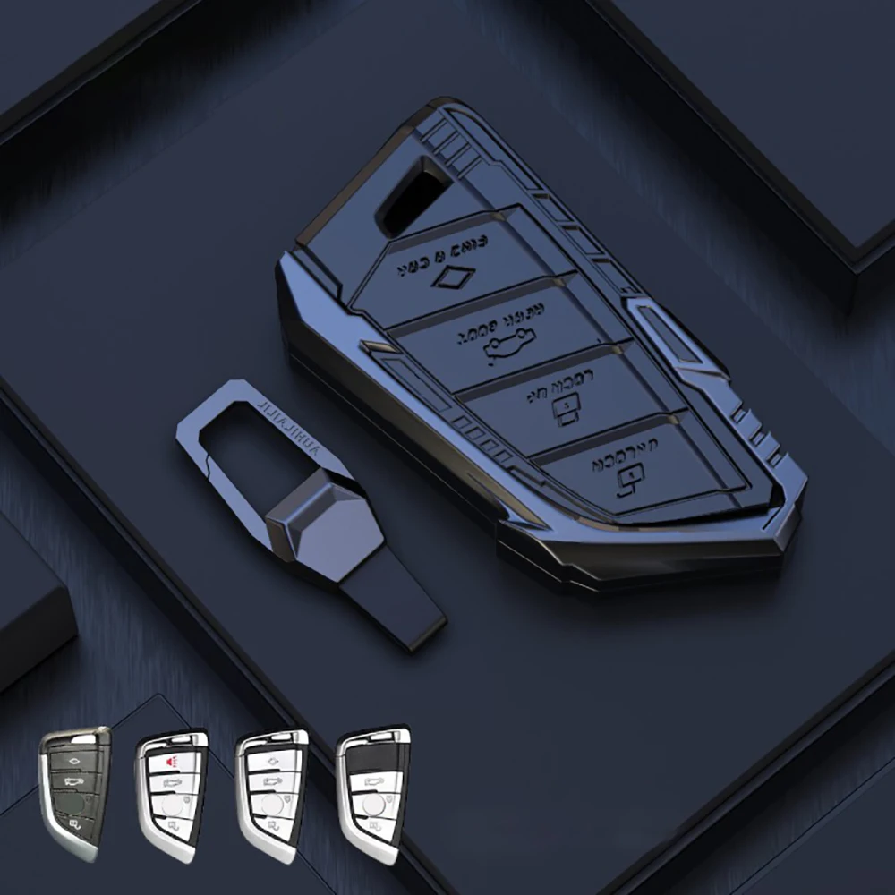 

Чехол для автомобильного ключа из цинкового сплава для BMW X1 X3 X4 X5 F15 X6 F16 G30 7 серии G11 F48 F39 520 525 f30 118i 218i 320i Автомобильные аксессуары