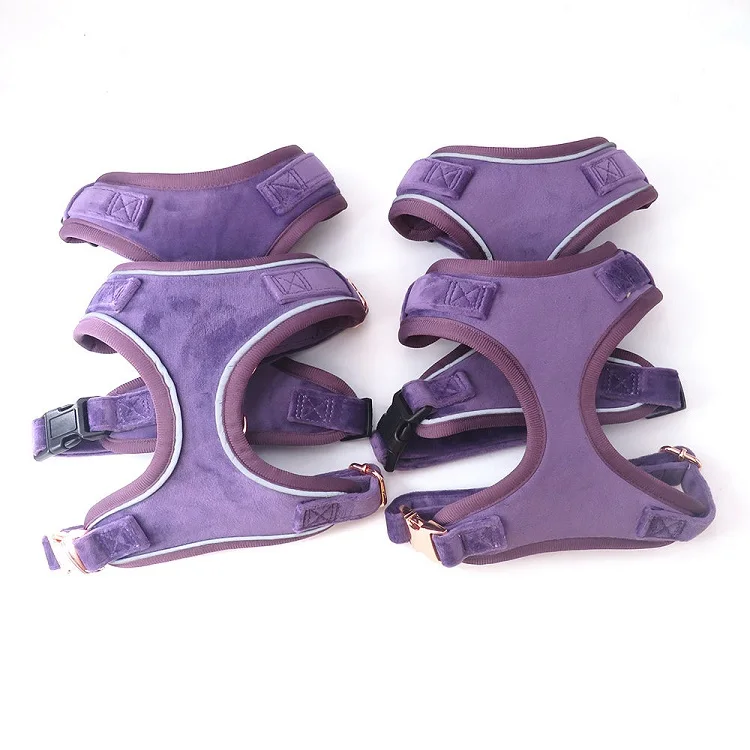Новинка регулируемая Женская Бархатная подвеска для собак оптом роскошная