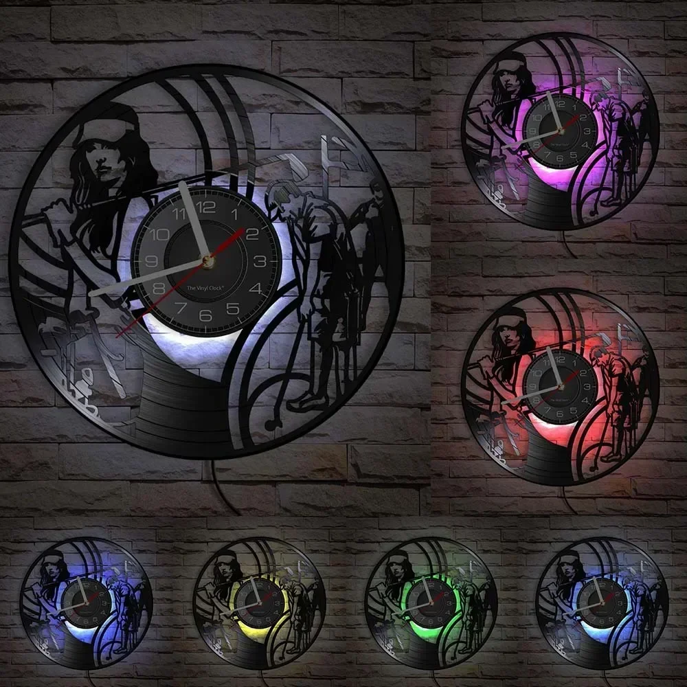 Эксклюзивные настенные часы с виниловой пластиной для гольфа спортивного клуба