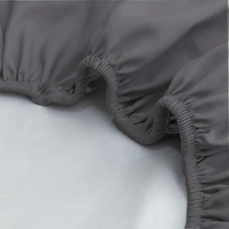 Bed Cover Mono Color Sheet Bedsheet Linen Spread Cotton