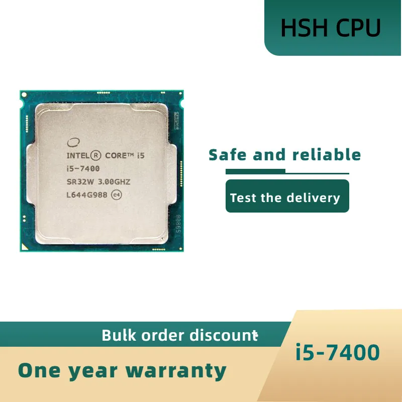

Intel Core i5-7400 i5 7400 3.0 GHz Quad-Core Quad-Thread CPU Processor 6M 65W LGA 1151