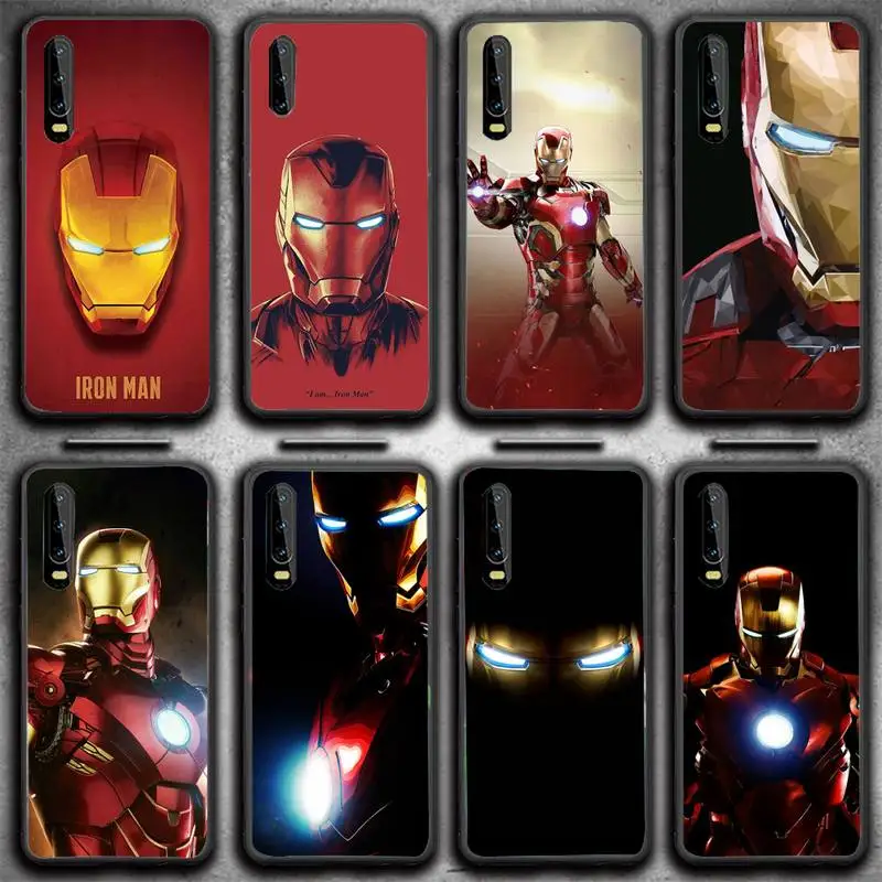 Чехол для телефона с изображением Железного человека Huawei G7 G8 P7 P8 P9 P10 P20 P30 Lite Mini Pro P