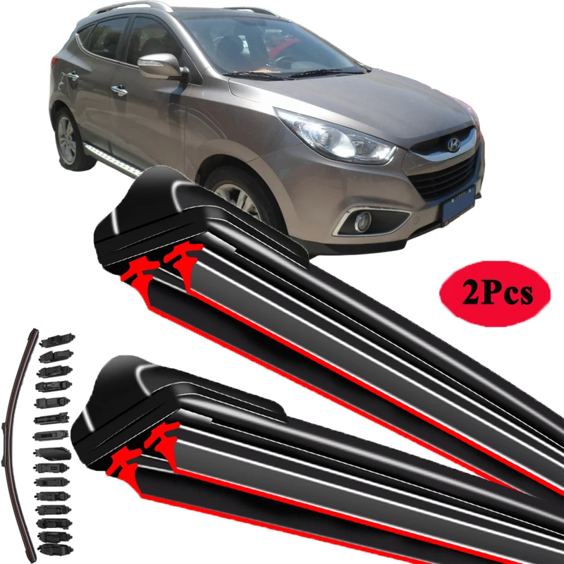 

Для Hyundai Ix35 2010 2011 2012 2013 2014 2015 LM Tucson Ix Щетка стеклоочистителя переднего стекла Автомобильные аксессуары J Тип крючка