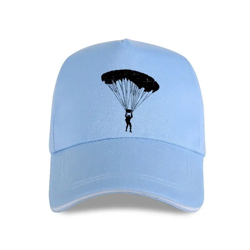 

Fashion New Cap Hat Parachutist Silhouette Parachute Jumping Skydiver Sale Adult Cotton Men Baseball Cap T-Shir