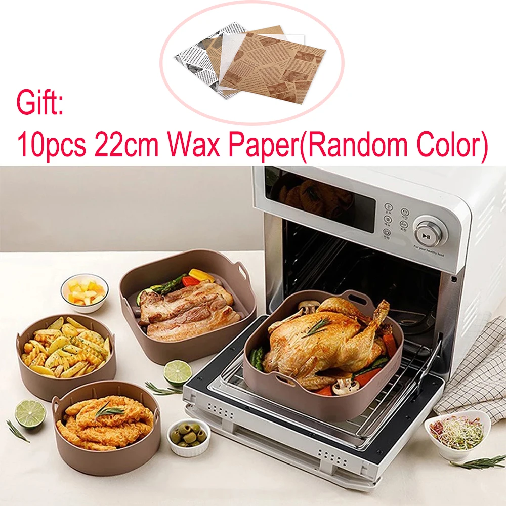 Силиконовый горшок для фритюрницы пневматические противень выпечки жареная