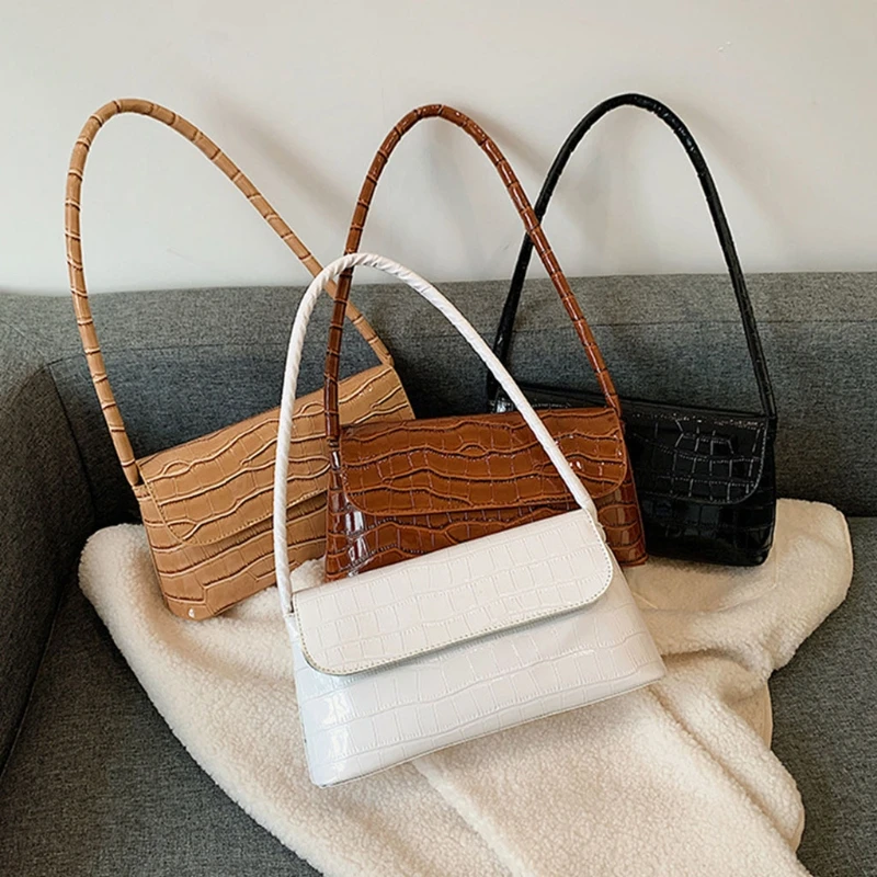 

Сумка на плечо с откидной крышкой, модные квадратные сумки с каменным узором, изысканные сумки через плечо, сумки через плечо в подарок для ж...