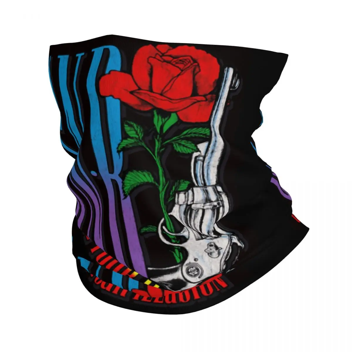 

Heavy Metal Guns N Rose Rock Band Bandana Neck Gaiter UV Protection Face Scarf Cover Men Women Headwear Tube Balaclava