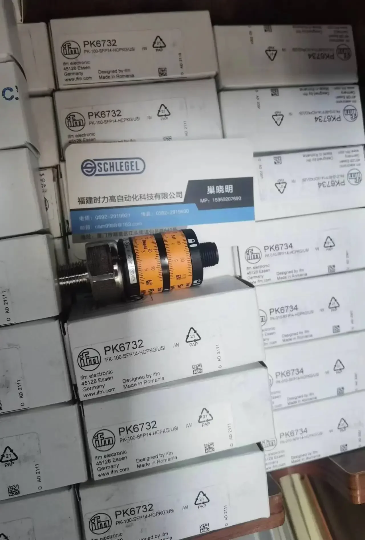 Фото Датчик давления IFM PK6732 PK6734 (2026.4 False One Penalty Ten) в наличии №4