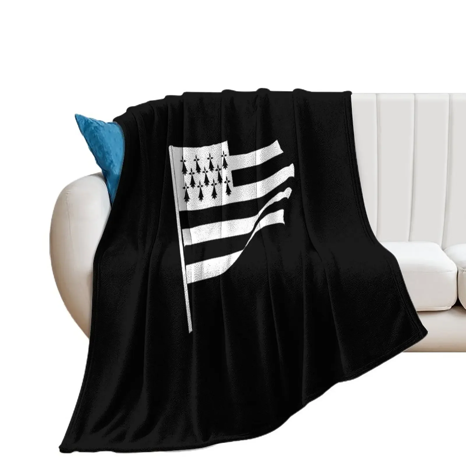 Одеяло Gwenn ha du фланелевые милые одеяла для дивана