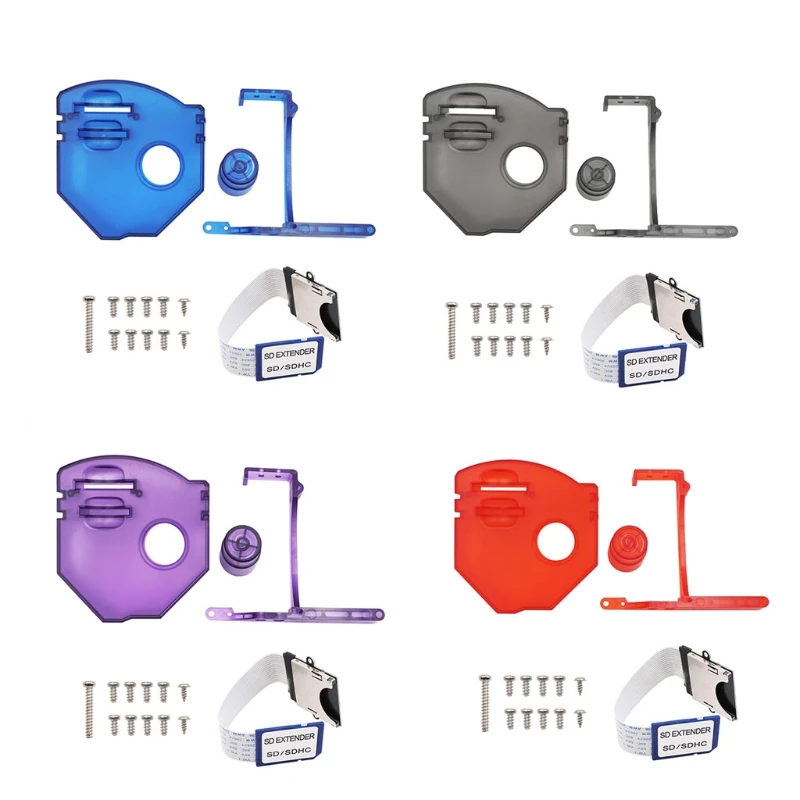 Для SEGA Dreamcast Retroscaler Прозрачный Красочный GDEMU удаленный SD-карта крепление комплект