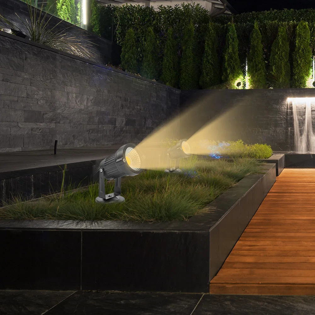 

Водонепроницаемый уличный светильник COB для дорожек, уличное освещение для дорожек, двора, ландшафта, наземное освещение, 6 Вт, 12 В