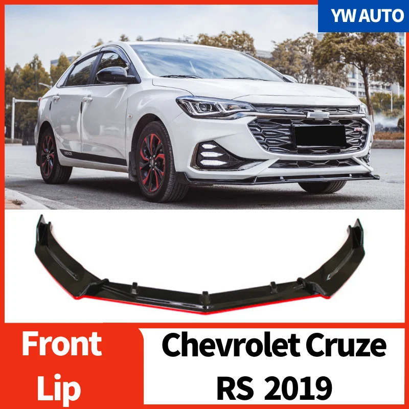 

Для Chevrolet Cruze 2019 RS, автомобильный передний бампер, черный корпус, аксессуары для автомобиля