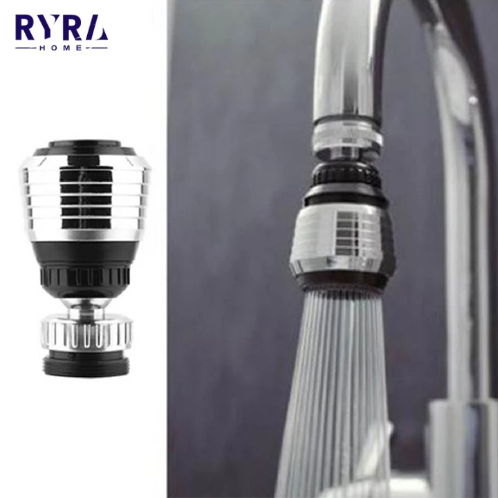 

RYRA Universal Kitchen Aerator Faucet Mouth Splash Proof Head Mouth Shower Water-Saving Device Anti-Splash Filte 360 Rotatable