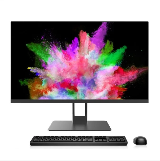 

23.8 inch High-definition Desktop 1080p Gaming monitor tenth generation i3-10100 8G 256G SSD all-in-one desktop computer