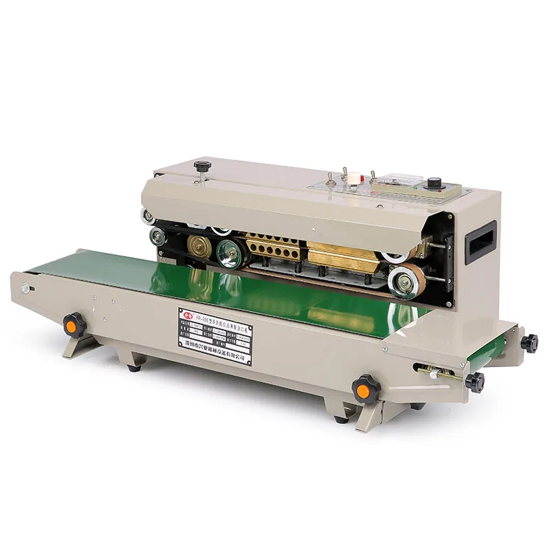 

FR-900 Continuous Induction Sealing Machine Production Date Small Heat Sealer Plastic Film Aluminum Foil Sealing Machine
