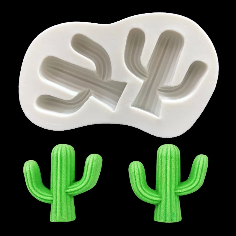 

Cactus Fondant Silicone Mold DIY Chocolate Cake Decoration Tools Aromatherapy Gypsum Polymer Clay Epoxy Mold Kitchen Baking Mold