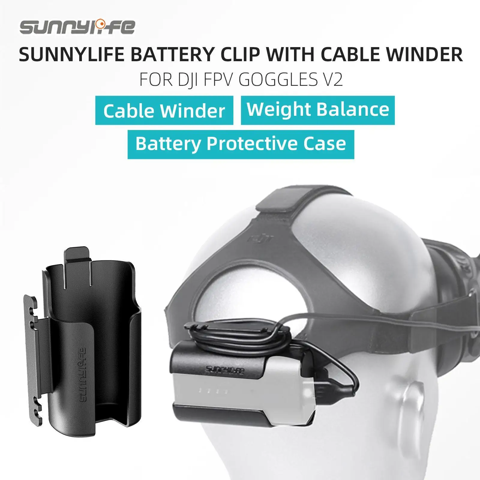 

Buckle For DJI Avata /FPV Combo Goggles V2 Battery Back Clamp Clip Fixed Hook Holder Winder Protection Buckle For DJI FPV