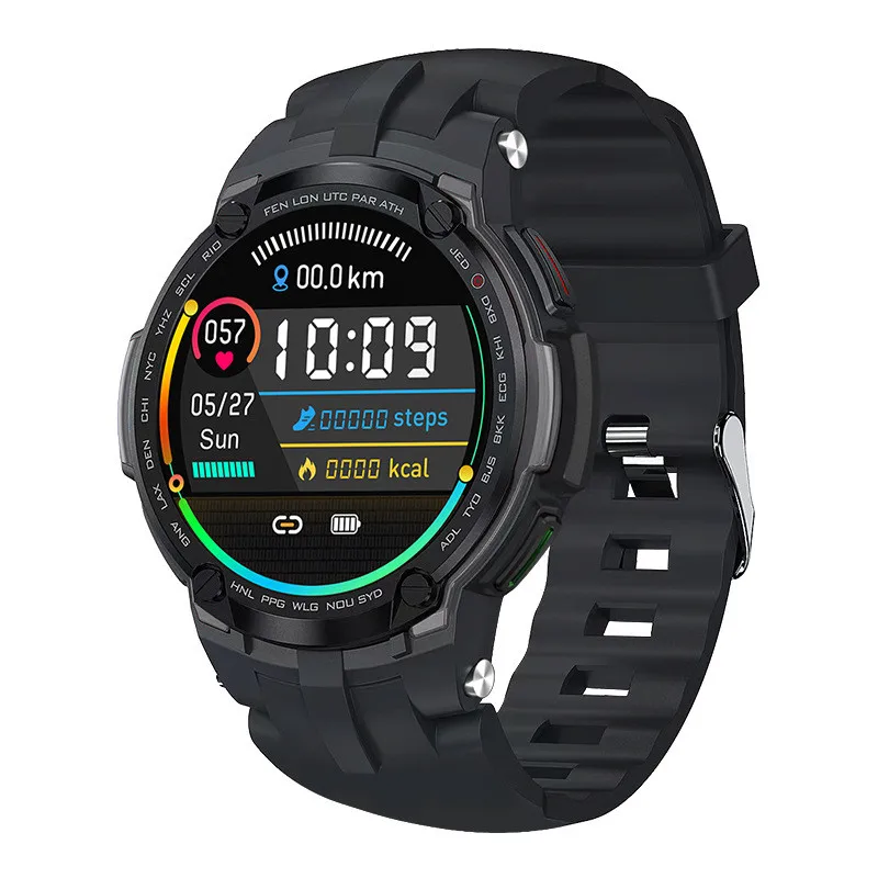 

Smart Watch V6 Fitness Tracker 1.28inch Women Men Blood Pressure Health Monitoring Smartwatch for Android IOS