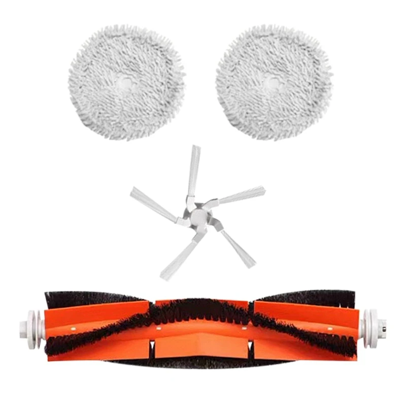 

4Pcs Replacement Parts For Xiaomi Dreame W10 Robot Vacuum Cleaner Removable Main Side Brush Mop Cloth Accessories Kit