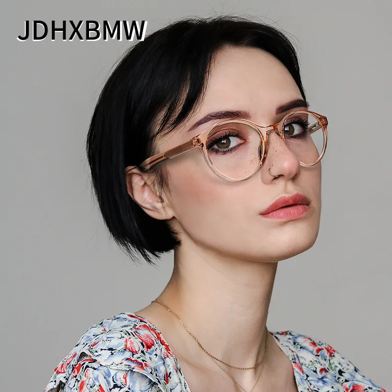 

New Fashion Plastic Women's Glasses Frame Blue Light Blocking Radiation Protection Eyeglasses Female Stylish Spectacles Eyewear