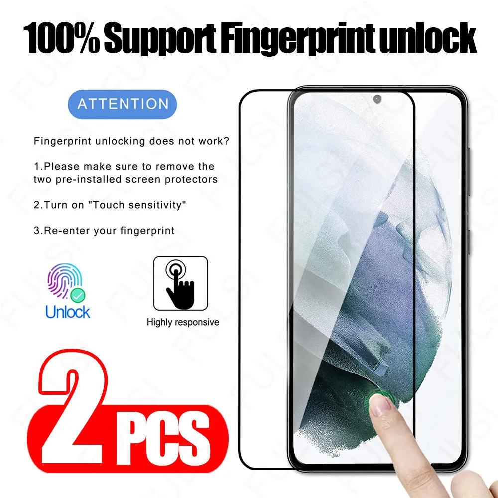 

2 шт. 0,15 мм полное покрытие, черное стекло на Samsung S21 Plus S22 Ultra, защита экрана на Samsung S21 S22 Plus FE, стекло