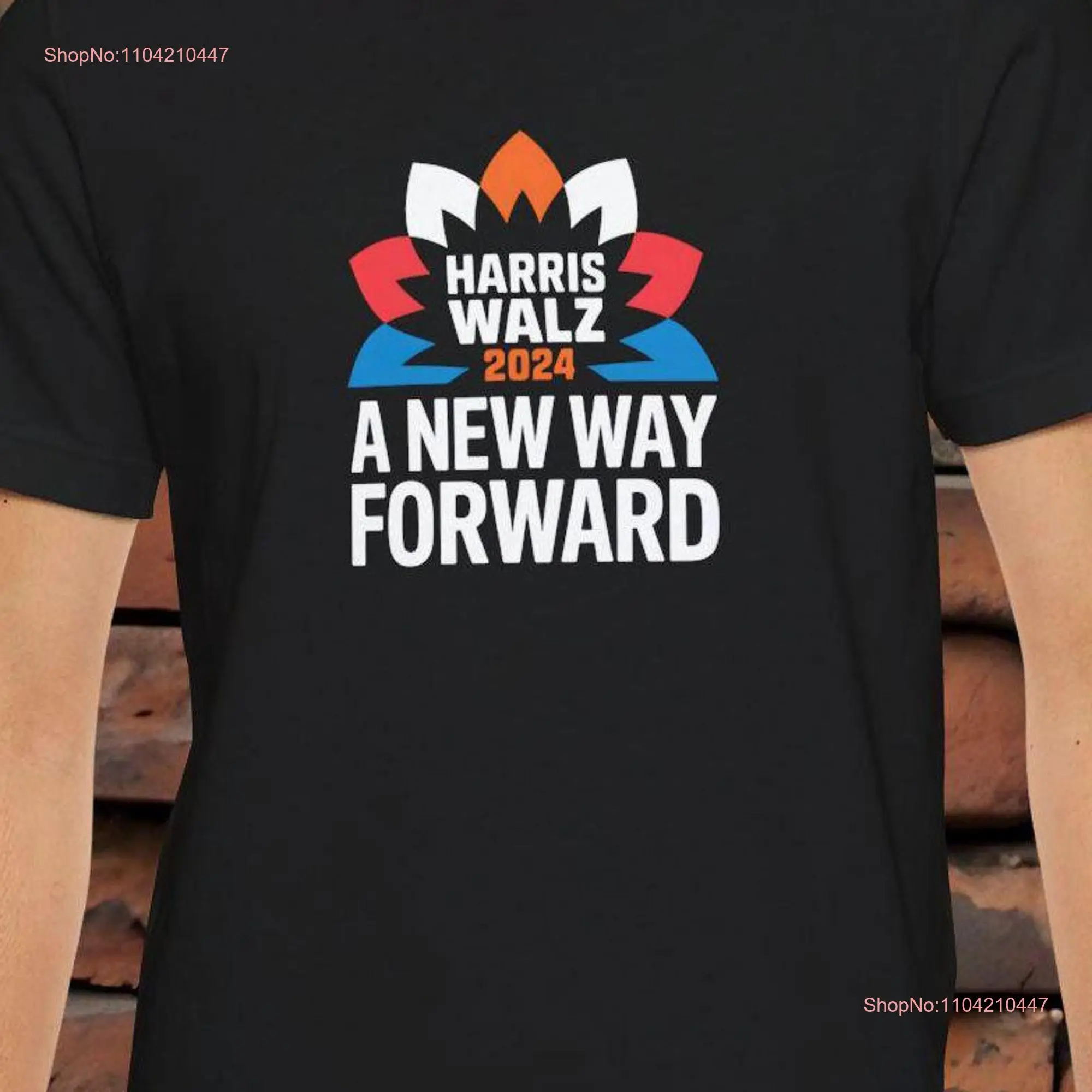 Harris Walz 2024 A New Way Forward T Shirt Political Campaign Election Support Patriotic Vote long or short sleeves