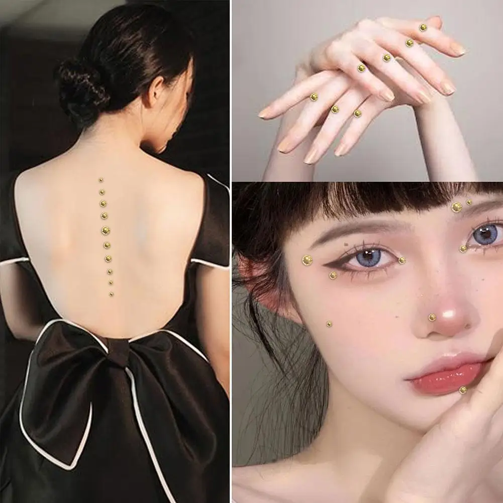 1 комплект наклейка поддельный пирсинг для бровей без пирсинга живота кольцо в