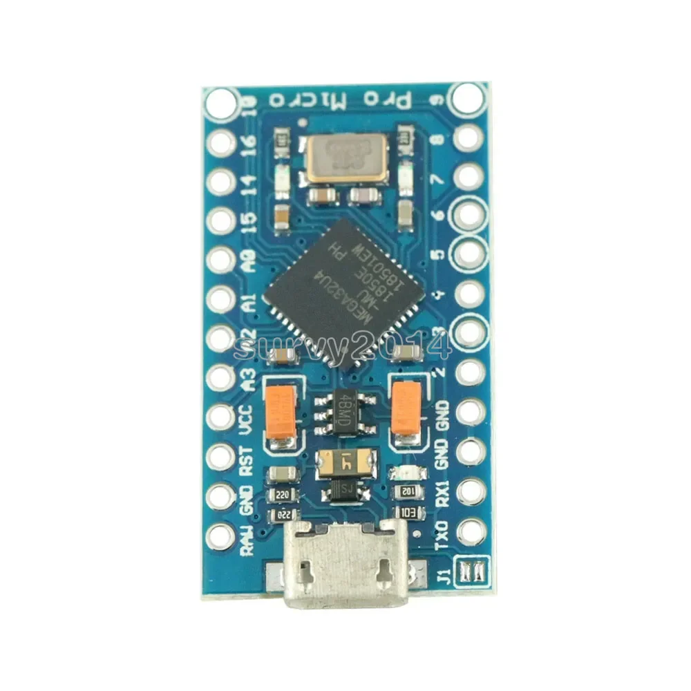Сменный ATmega32U4 Pro Micro 5 в 16 МГц для Arduino Mini с 2-рядным контактным разъемом Leonardo Usb