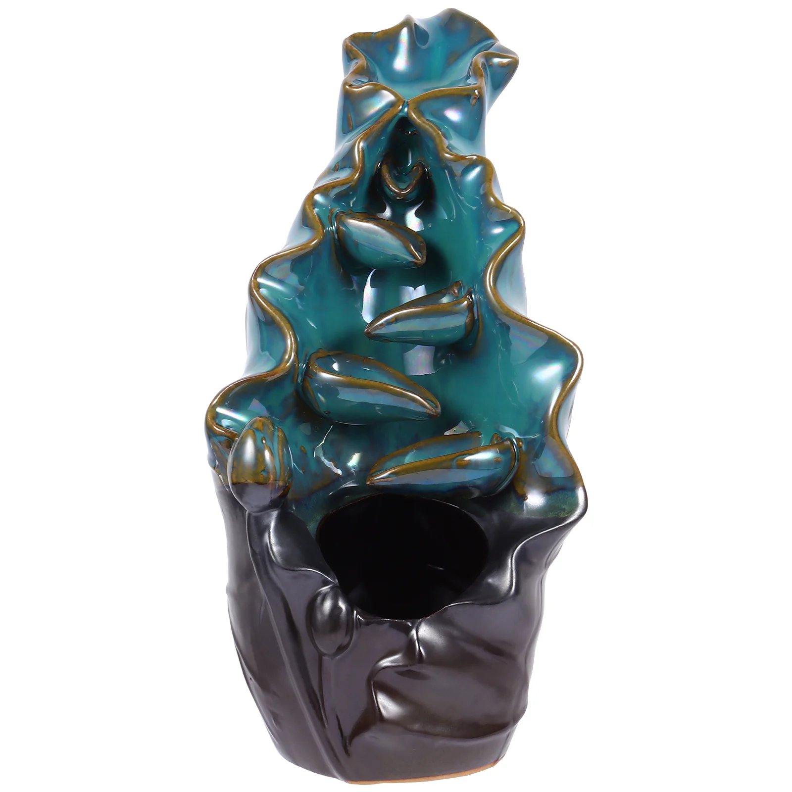 Ceramics Backflow Waterfall Incense Burner Holder Waterfall Incense Burner