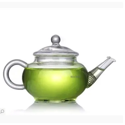 Bule de chá de vidro da chaleira do bule de chá da resistência alta 250ml de vidro