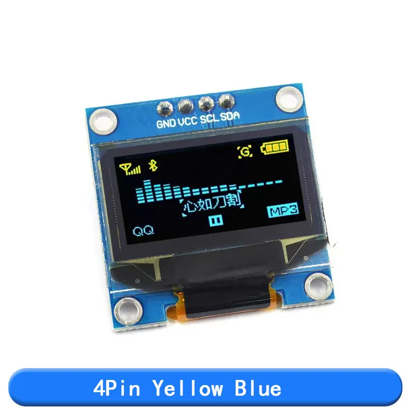 Oled-дисплей 0 96 дюйма IIC серийный белый OLED-дисплей модуль 128X64 I2C SSD1306 12864