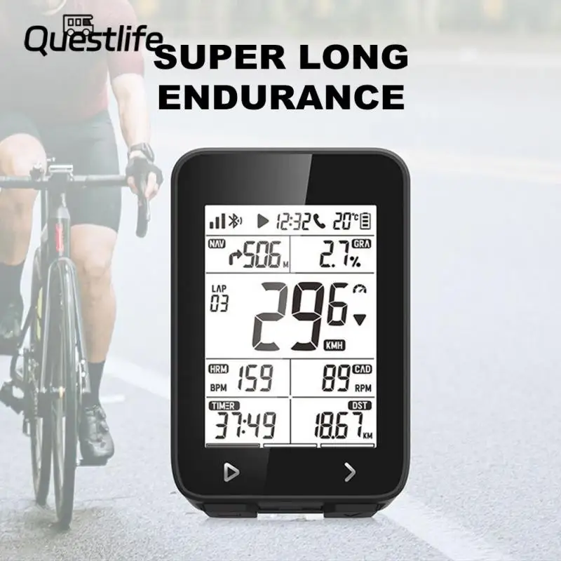 

Cycling Accessories Bicycle Code Meter Multifunctional Long Endurance Bike Ride Speedometer Odometer Call Remainder Igpsport App