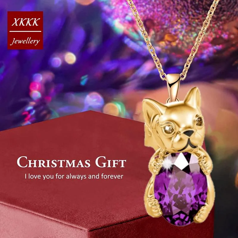 Изысканный овальный кристальный ошейник для собак "Модный шарм" естественный подарок на День святого Валентина для женщин. Ювелирные изделия для женщин.