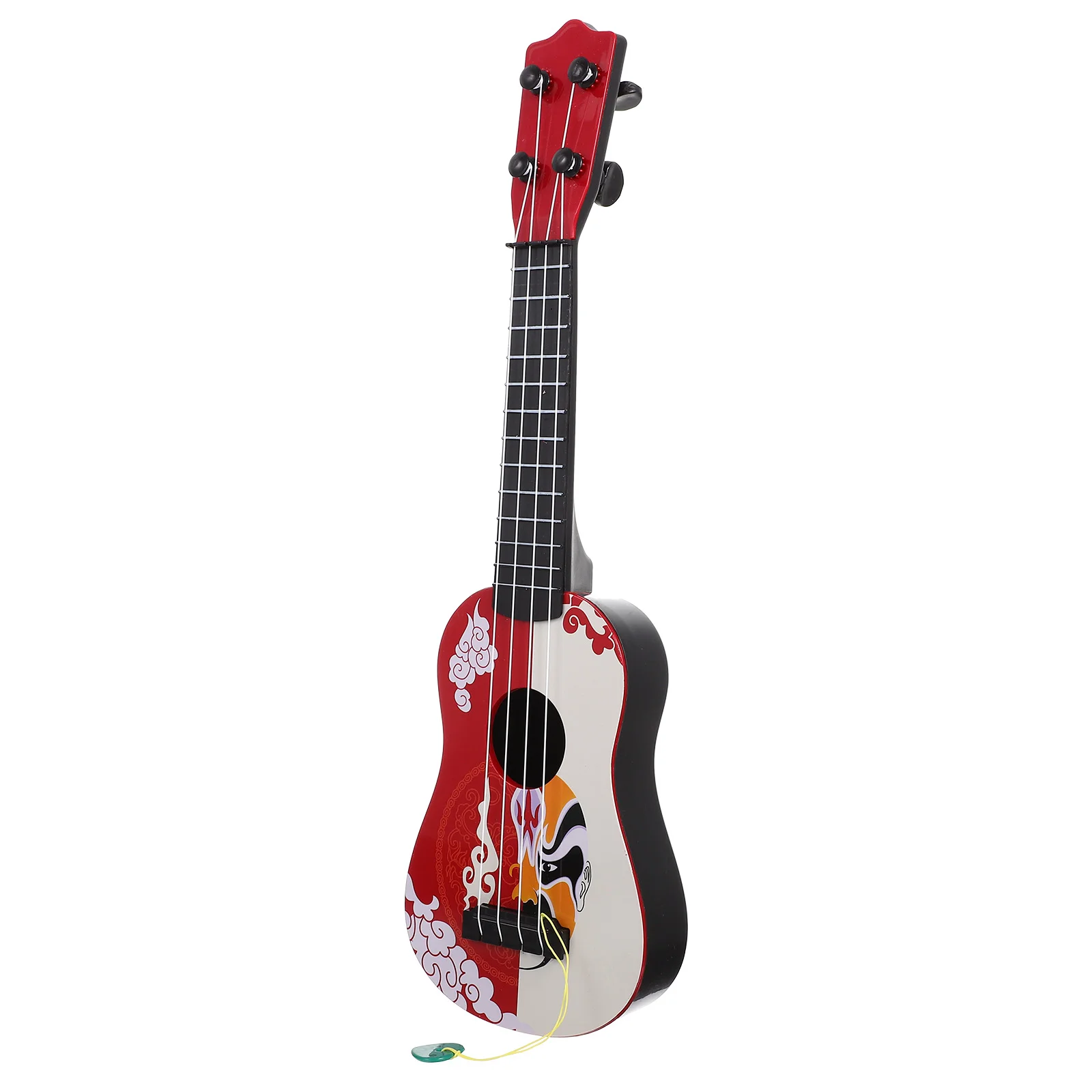 

Simulation Ukulele Early Musical Learning Toy Plastic Instrument Mini Imitation Guitar Playing