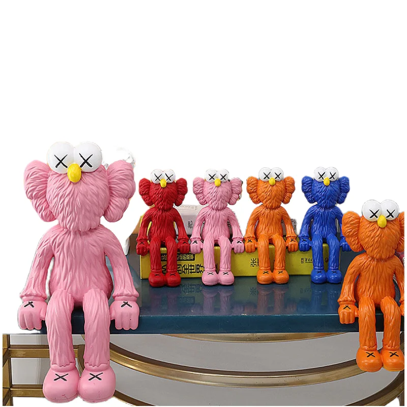 kaws ornaments new Sesame Street doll violent bear ELMO Tide brand living room TV cabinet desktop high-end home decorations Gift