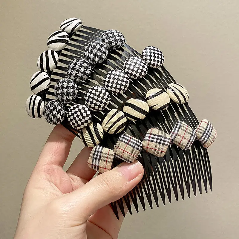 

Girl Fashion Hairpin Convenient Broken Hair Insert Comb Side Clip Hair Clip Broken Hair Finishing Artifact
