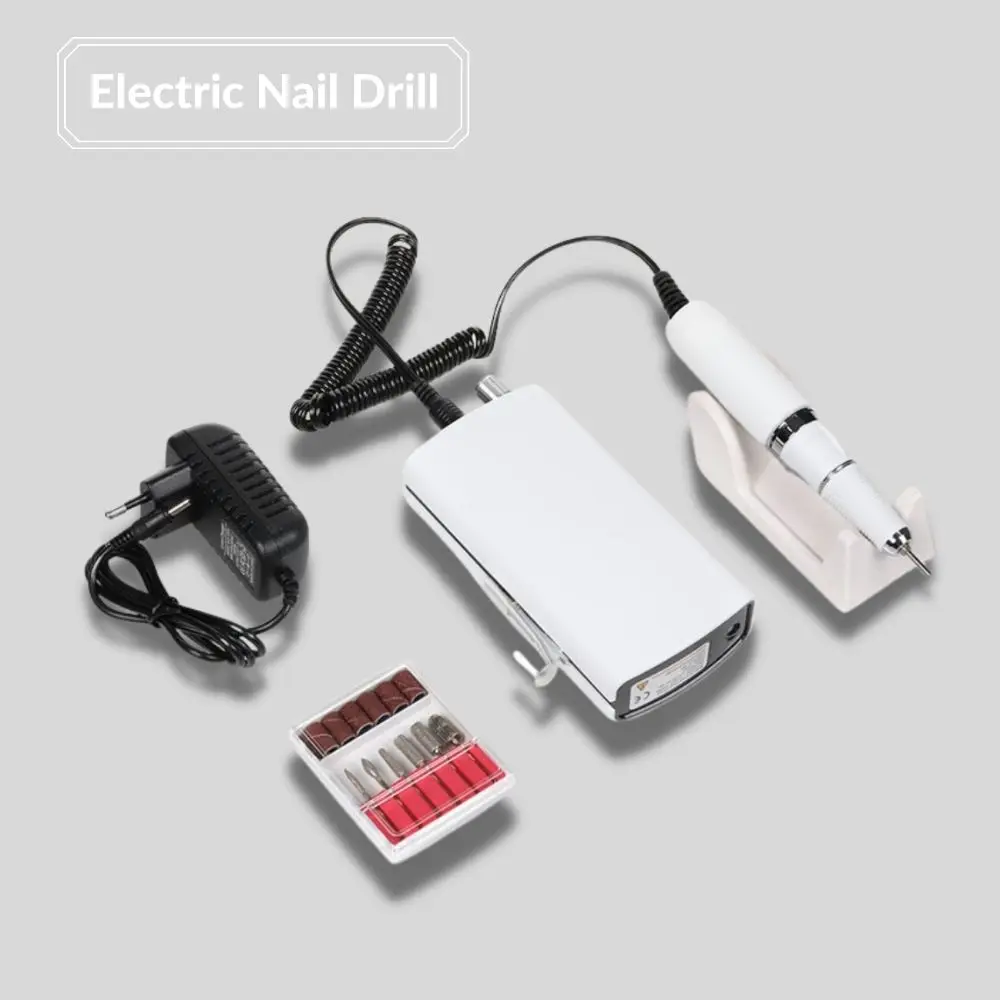 Professionals Electric Nail Drill Nails Art 30000RPM Portable Rotation Speed Adjustment Nail Machine for Manicure Pedicure Nail