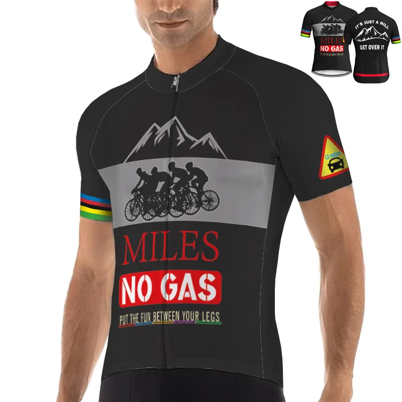 

Men Bike Team Short Sleeve Cycling Jersey Jacket Road MTB Shirt Downhill Comfortabl Sweatproof Wear Cyclist Black Summer Top