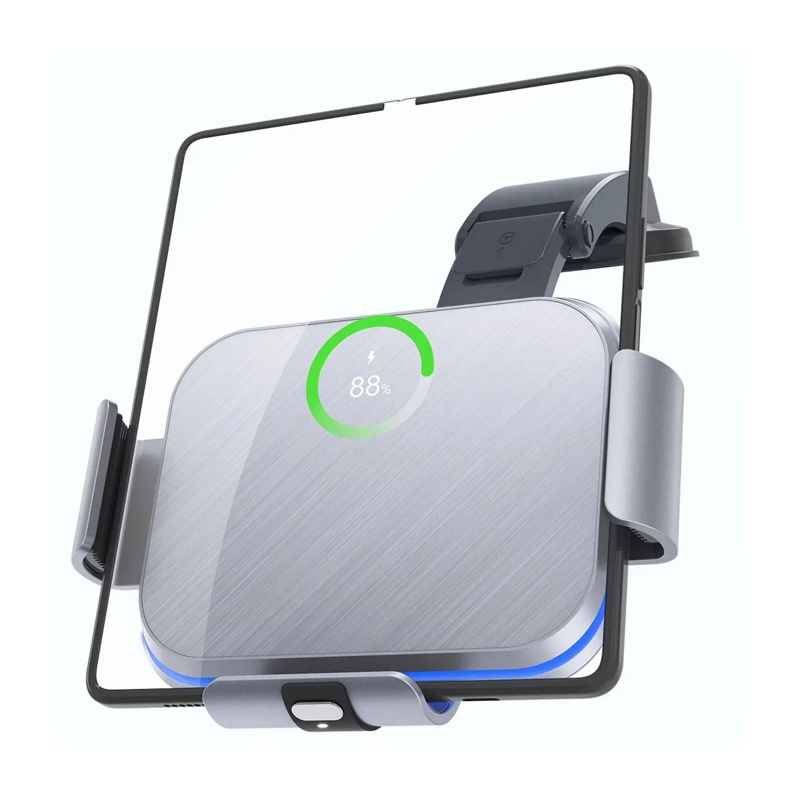 

For Samsung Galaxy Z Fold 4 3 2 1 Foldable Phone Car Dual Coil Wireless Charger Phone Holder Fast Charging Phone Stand Support