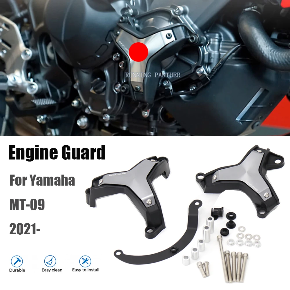 NEW Motorcycle Accessories For Yamaha MT-09 MT09 MT 09 mt09 2021 2022 CP3 Engine Side Cover Protectors Engine Cylinder Cover